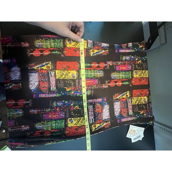 LulaRoe Julia Brown Dress In XS Geometric Pattern Bodycon Style Fast Shipping - Picture 10 of 10